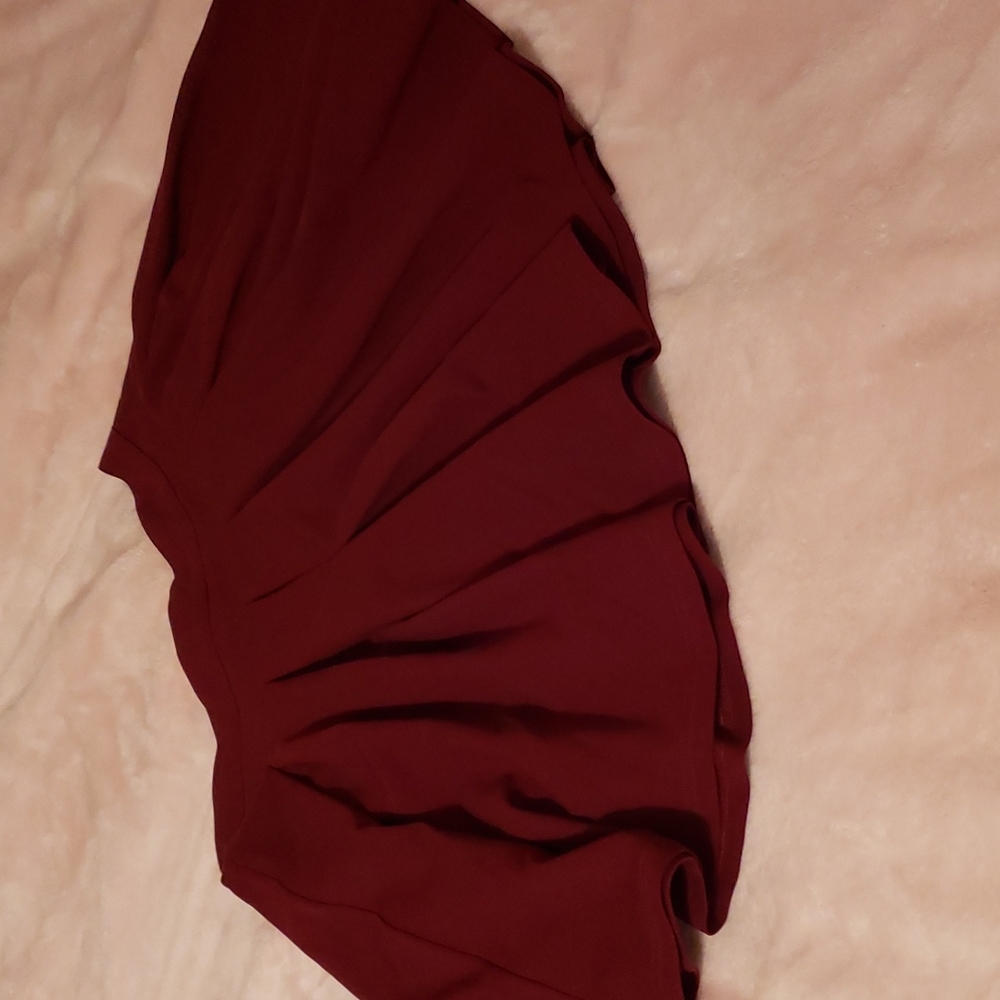 Burgundy Skirt